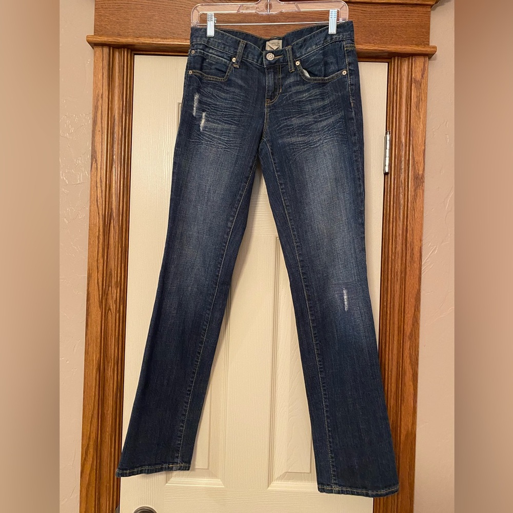 Gap Women’s Denim Slim Boyfriend Jean Sz 2/26R Distressed